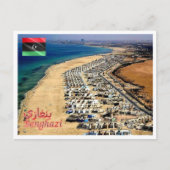Carte Postale Benghazi - Libye - Plage - (Devant)