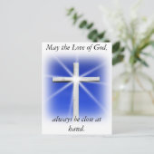 Carte Postale Béni par Dieu (Debout devant)