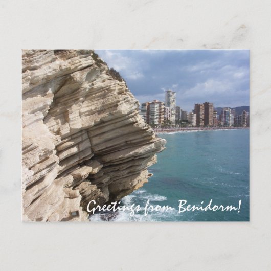Carte Postale Benidorm Costa Blanca Espagne (Devant)