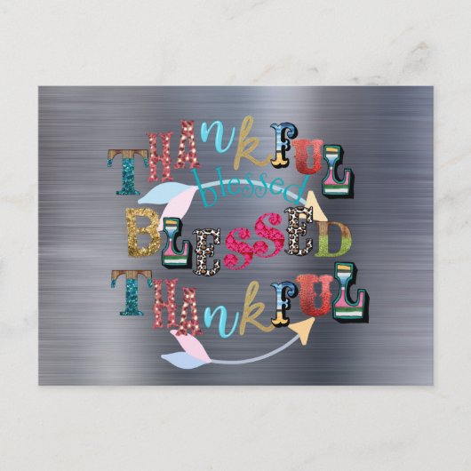 Carte Postale Bénie et Reconnaissante  (Devant)