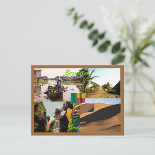 Carte postale Bénin (Debout devant)