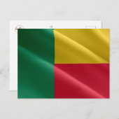 Carte Postale Bénin - Drapeau - (Devant / Derrière)
