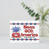 Carte Postale Bénir Dieu, Amérique (Debout devant)