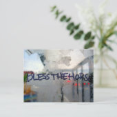 Carte Postale bénis le cheval (Debout devant)