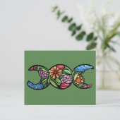 Carte Postale "Bénis Soient" Triple Fleur de Lune   (Debout devant)