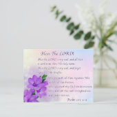 Carte Postale Bénissez L'Éternel De Mon Âme ! (Debout devant)