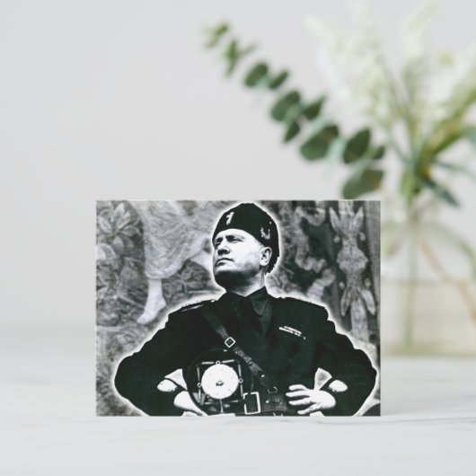 Carte Postale Benito Mussolini (Debout devant)