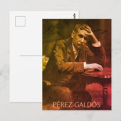 Carte postale Benito Pérez-Galdós (Devant / Derrière)