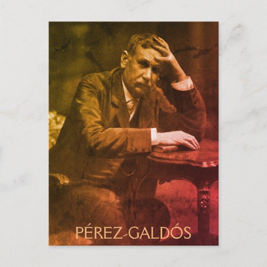 Carte postale Benito Pérez-Galdós (Devant)