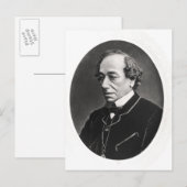Carte Postale Benjamin Disraeli c.1874 (Devant / Derrière)