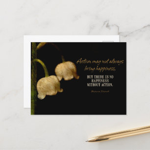 Carte Postale Benjamin Disraeli Citation Inspirationnelle "Bonhe