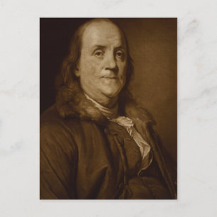 Carte Postale Benjamin Franklin