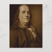Carte Postale Benjamin Franklin (Devant)