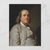 Carte Postale Benjamin Franklin (Devant)