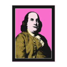 Benjamin Franklin dans le style Pop Art