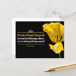 Carte Postale Benjamin Haydon Citation Inspirationnelle "Princip