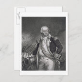 Carte Postale Benjamin Lincoln (gravure) (Devant / Derrière)