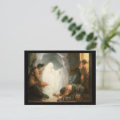 Carte Postale Benjamin West Saul et la sorcière d'Endor (Debout devant)