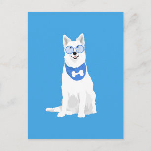 Carte Postale Benji Le Berger Blanc Suisse