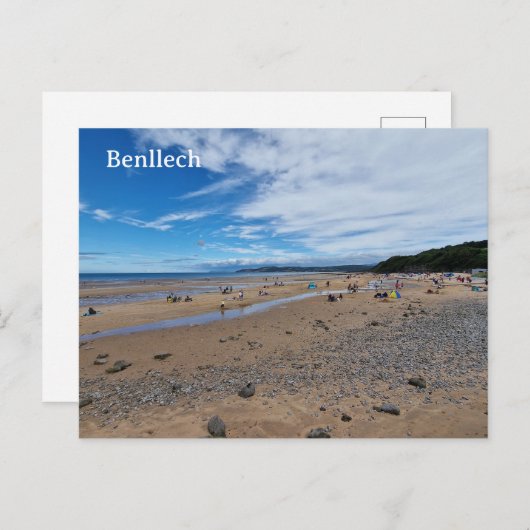 Carte Postale Benllech (Devant / Derrière)
