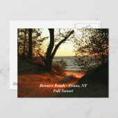 Carte Postale Bennett Beach - Evans, NY (Devant / Derrière)