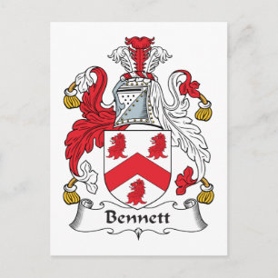 Carte Postale Bennett Family Crest