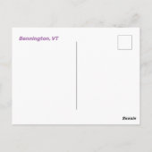 Carte Postale Bennington Monument, Old Bennington, Vermont (Dos)