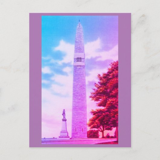 Carte Postale Bennington Monument, Old Bennington, Vermont (Devant)