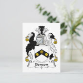 Carte Postale Benson Famille Crest (Debout devant)