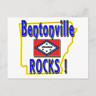Carte Postale Bentonville Rocks ! (bleu)