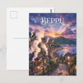 Carte Postale Beppu, Japon (Devant / Derrière)