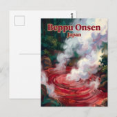 Carte Postale Beppu Onsen Japon (Devant / Derrière)