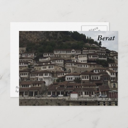 Carte Postale Berat (Devant / Derrière)