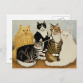 Carte Postale Berceau de chat (Devant / Derrière)