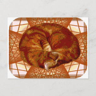 Carte Postale Berceau de chat
