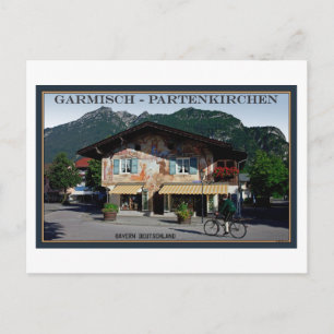 Carte Postale Berchtesgaden - Biker bavarois