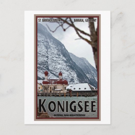 Carte Postale Berchtesgaden - St Bartholomew (Devant)