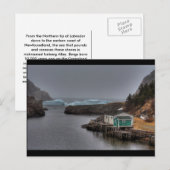 Carte Postale Berg des pêcheurs (Devant / Derrière)