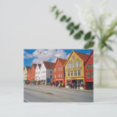 Carte Postale Bergen, Norvège (Debout devant)