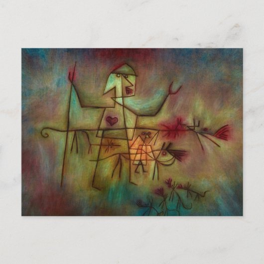 Carte Postale Berger, 1929 de Paul Klee (Devant)
