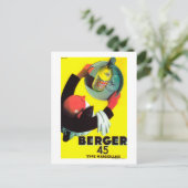 Carte Postale Berger 45 PosterEurope Vintage (Debout devant)
