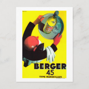 Carte Postale Berger 45 PosterEurope Vintage