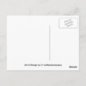 Carte Postale berger allemand (Dos)