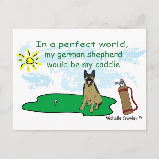 Carte Postale Berger allemand (Devant)