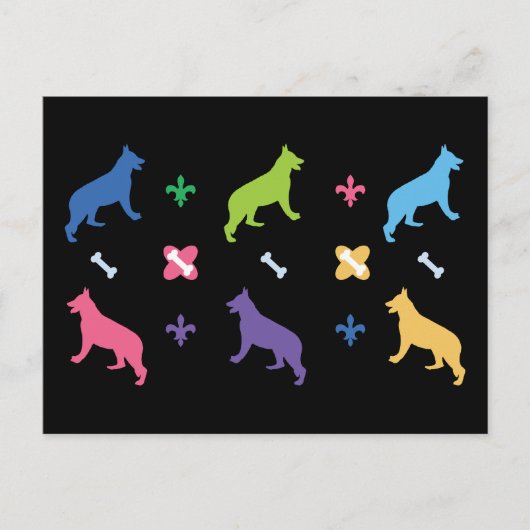 Carte Postale Berger allemand (Devant)