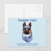 CARTE POSTALE BERGER ALLEMAND (Devant / Derrière)