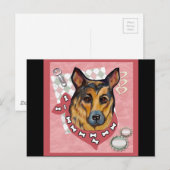 CARTE POSTALE BERGER ALLEMAND (Devant / Derrière)