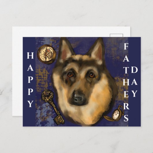 CARTE POSTALE BERGER ALLEMAND (Devant / Derrière)