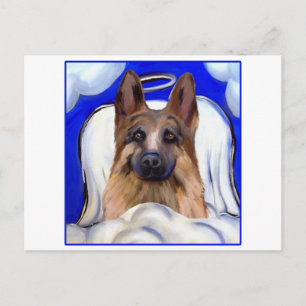 Carte Postale Berger Allemand ANGE PET