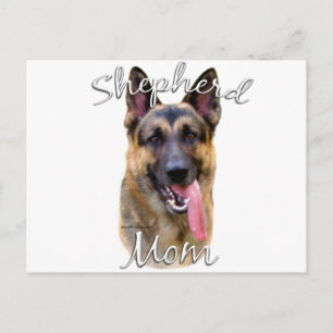 Carte Postale berger allemand Maman 2